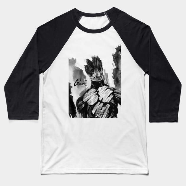 I am Groot Baseball T-Shirt by nijasumi